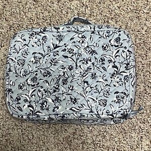 Vera Bradley deluxe travel organizer. New without tags. Color perennials gray.